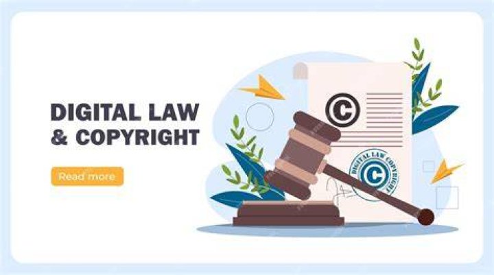 Digital content copyright concept